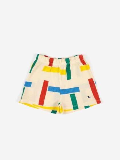 Bobo Choses All-Over Rope-Print Shorts - Blue