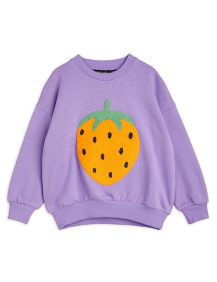 Strawberry Embroidered Sweatshirt by Mini Rodini