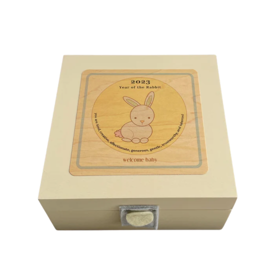 Chinese Zodiac Wood Birth Year Keepsake Box by Tree by Kerri Lee