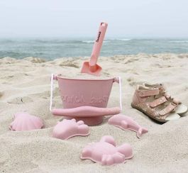 Pink Scrunch Childrens Beach Spade
