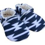 Navy Tomahawk Baby Slippers