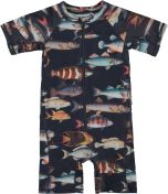 Molo Neka Long Sleeve UV Swimsuit, Art of Fish