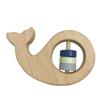 Solid Wood Rattle, Whale