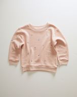 Embroidered Flower Sweatshirt by Oeuf