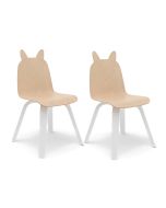 Birch rabbit ear chairs