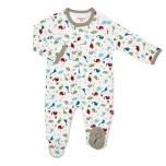 Organic Cotton Magnetic Footie, Dino Expedition