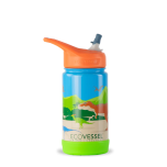 THE FROST Insulated Stainless Steel Kids Water Bottle With Straw , 12oz, Dinosaur
