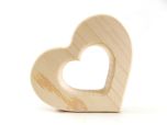 Wood Teether, Heart
