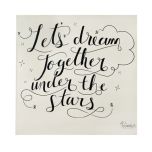 "Let's Dream Together" Organic Swaddle