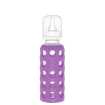Lifefactory 9-ounce Glass Bottle, Grape