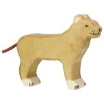 Wooden Animal, Lioness 