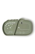 Silicone Suction Snack Plate, Alligator