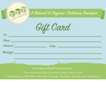 Gift Card, by Mail