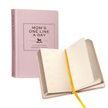 Mom's One Line a Day: A Five Year Memory Book in Pink