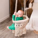Finn + Emma Organic Cotton Macrame Baby Swing
