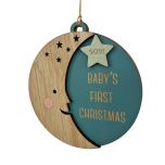 Baby's First Christmas Ornament, Moon