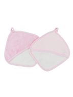 Egyptian Cotton Wash Mitt Set by Under the Nile-Pink
