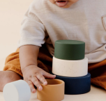 Silicone Stacking Bowls by Pretty Please Teethers 