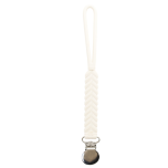 Ezra Silicone Pacifier Clip, Ivory