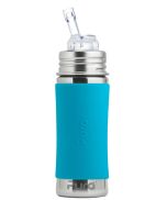 Pura Kiki® 11oz Straw Bottle with Aqua Sleeve