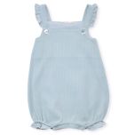 Dew Ribbed Romper With Ruffle Trim by Tane