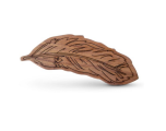 Wood Rattle Teether: Feather