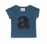 Alphabet Shirt, Blue