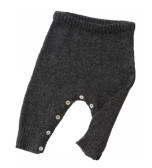 Wool Rounded Pants by Tane, Coal