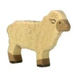Wooden Animal, Standing Sheep