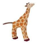 Wooden Animal, Standing Giraffe Calf