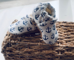 Tiny Anchors Baby Slippers
