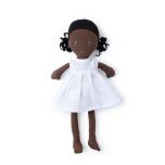 Ada Plush Doll with White Linen Dress