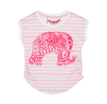 Stripe Elephant Shirt, 6-9 Months