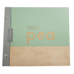 Sweet Pea Wooden Photo Album