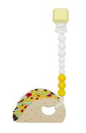 Taco Silicone Teether with Holder