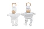Baby Buddy Teething Toy 2 Pack Grey And White by Under the Nile
