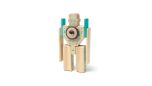 Tegu Future Collection 9pc Magnetic Wooden Blocks, Magbot