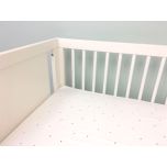 Tobacco Star Fitted Crib Sheet