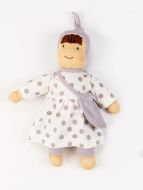 Jill Waldorf Dress Up Doll by Under the Nile,  Lavender Dot