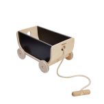 Plan Toys Wood Wagon, Black